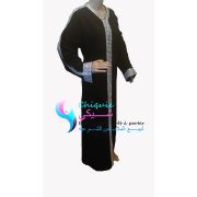 longue abaya a strass