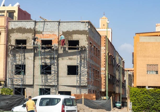La construction des maisons marocaines
