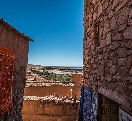 Maison en pierre au Maroc