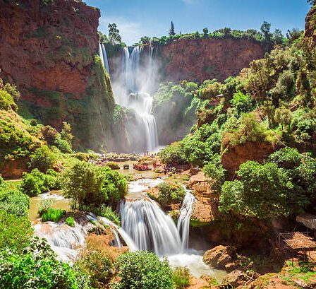 Ouzoud waterfalls, Grand Atlas in Morocco